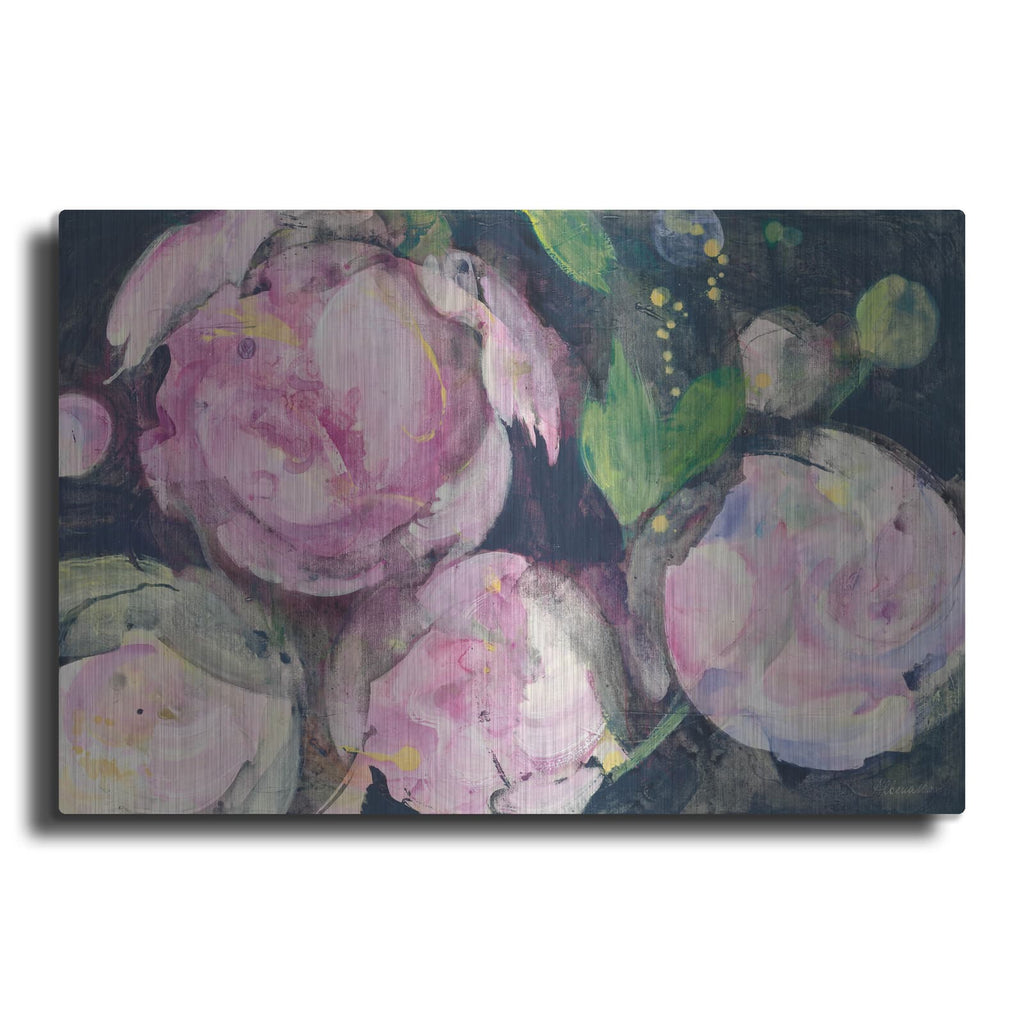 'Evening Peonies 2' by Albena Hristova – Metal Wall Art