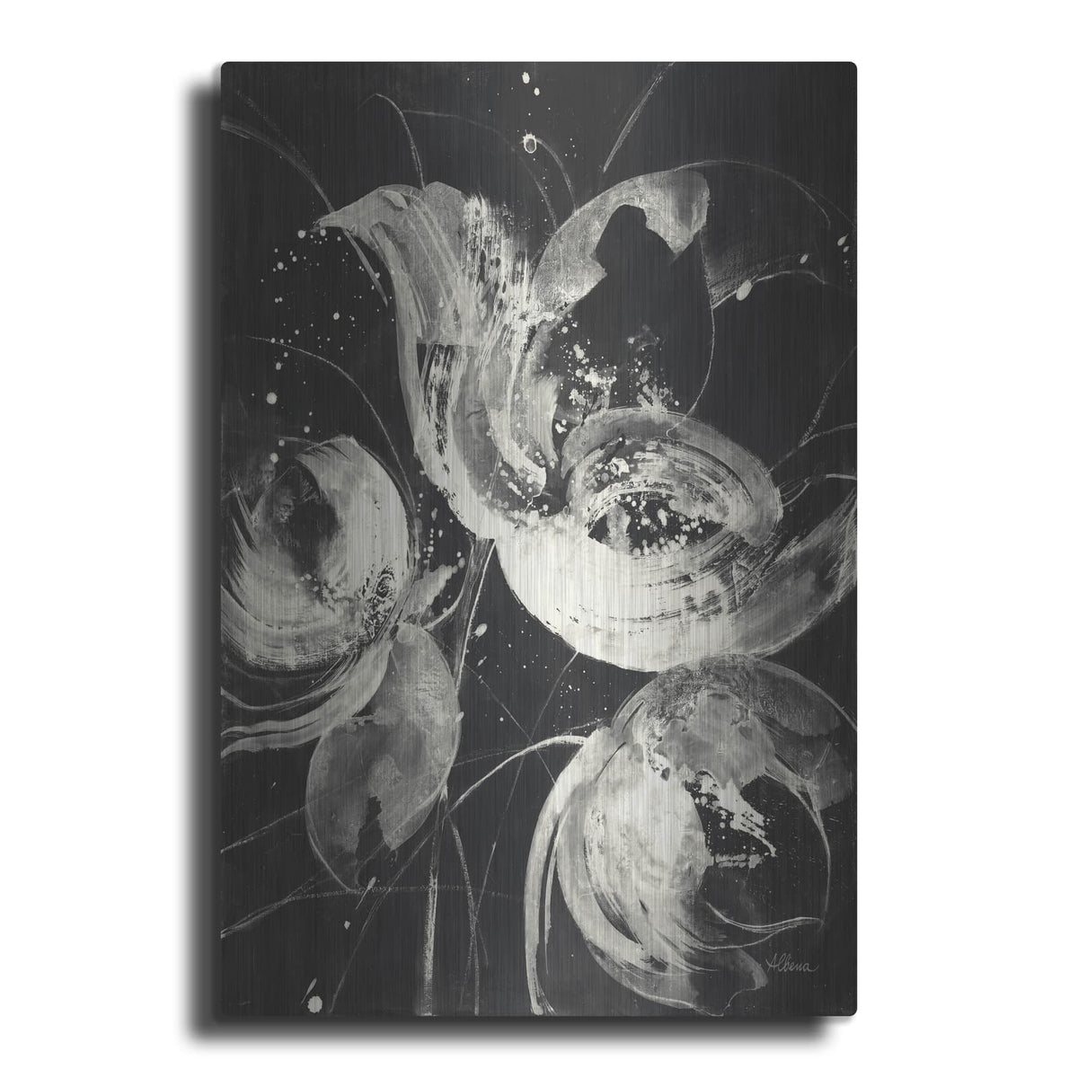 'Bold 2 Dark Vertical' by Albena Hristova – Metal Wall Art