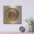 'Woven Beauty 1' by Albena Hristova – Metal Wall Art, 12x12 room view
