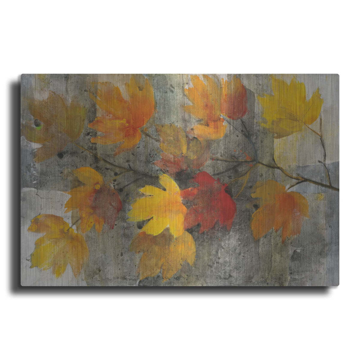'Autumn Rain' by Albena Hristova – Metal Wall Art