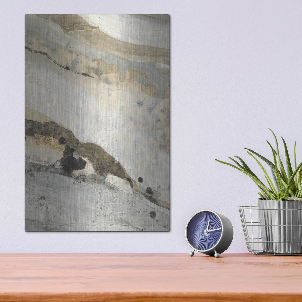 'Riverbank 5' by Albena Hristova – Metal Wall Art, 12x16 room view