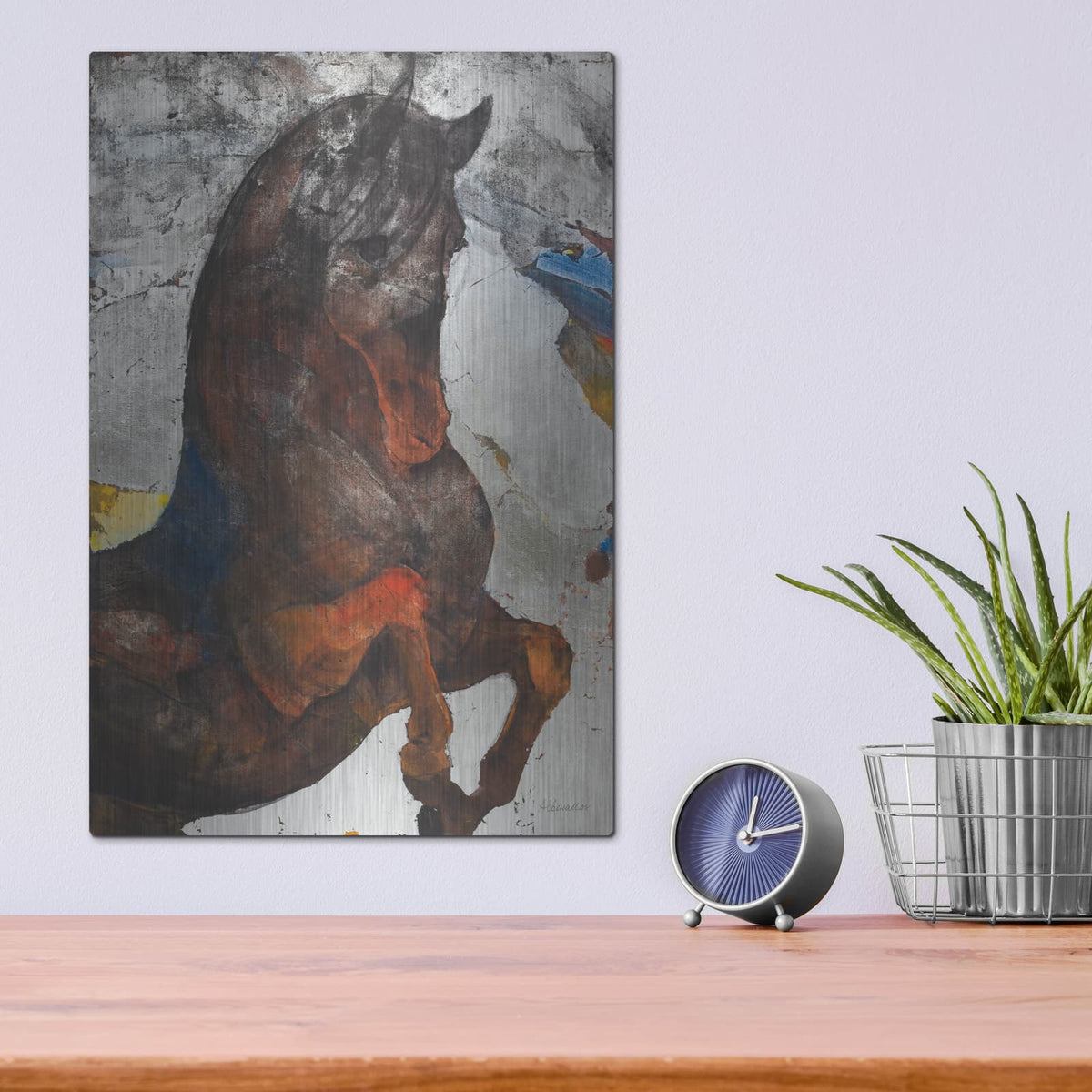 'Proud Spirit' by Albena Hristova – Metal Wall Art, 12x16 room view