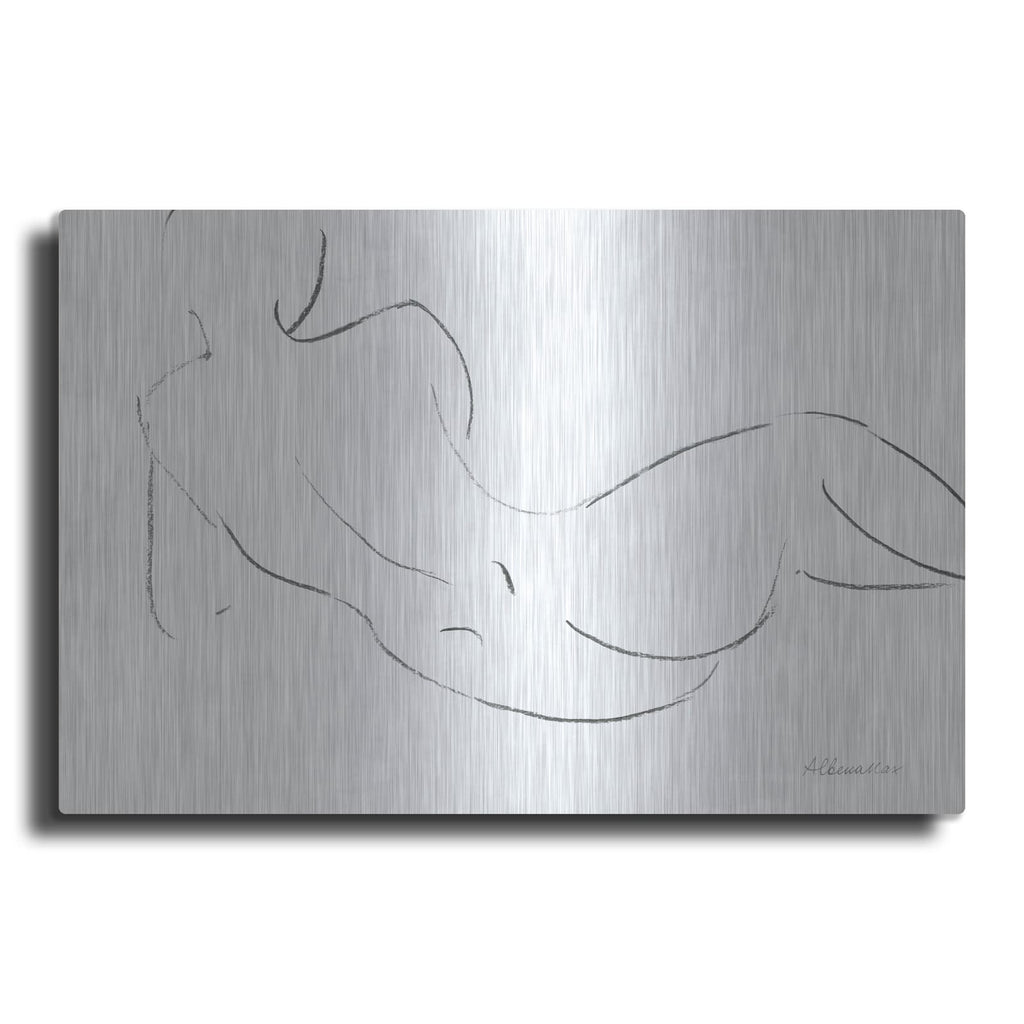 'Nude Sketch 3' by Albena Hristova – Metal Wall Art