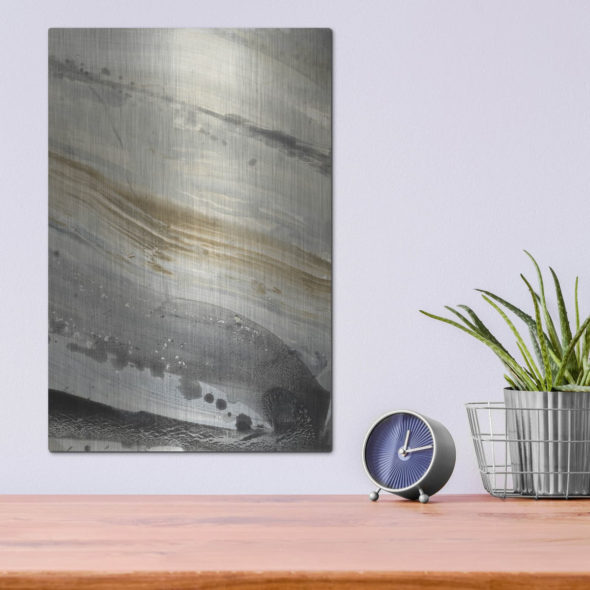 'Riverbank 4' by Albena Hristova – Metal Wall Art, 12x16 room view
