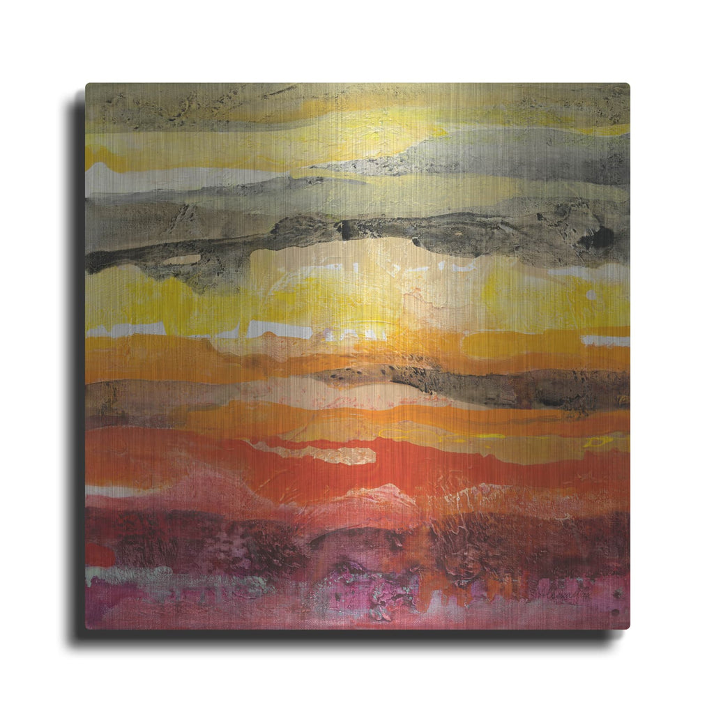'Abstract Layers 2' by Albena Hristova – Metal Wall Art