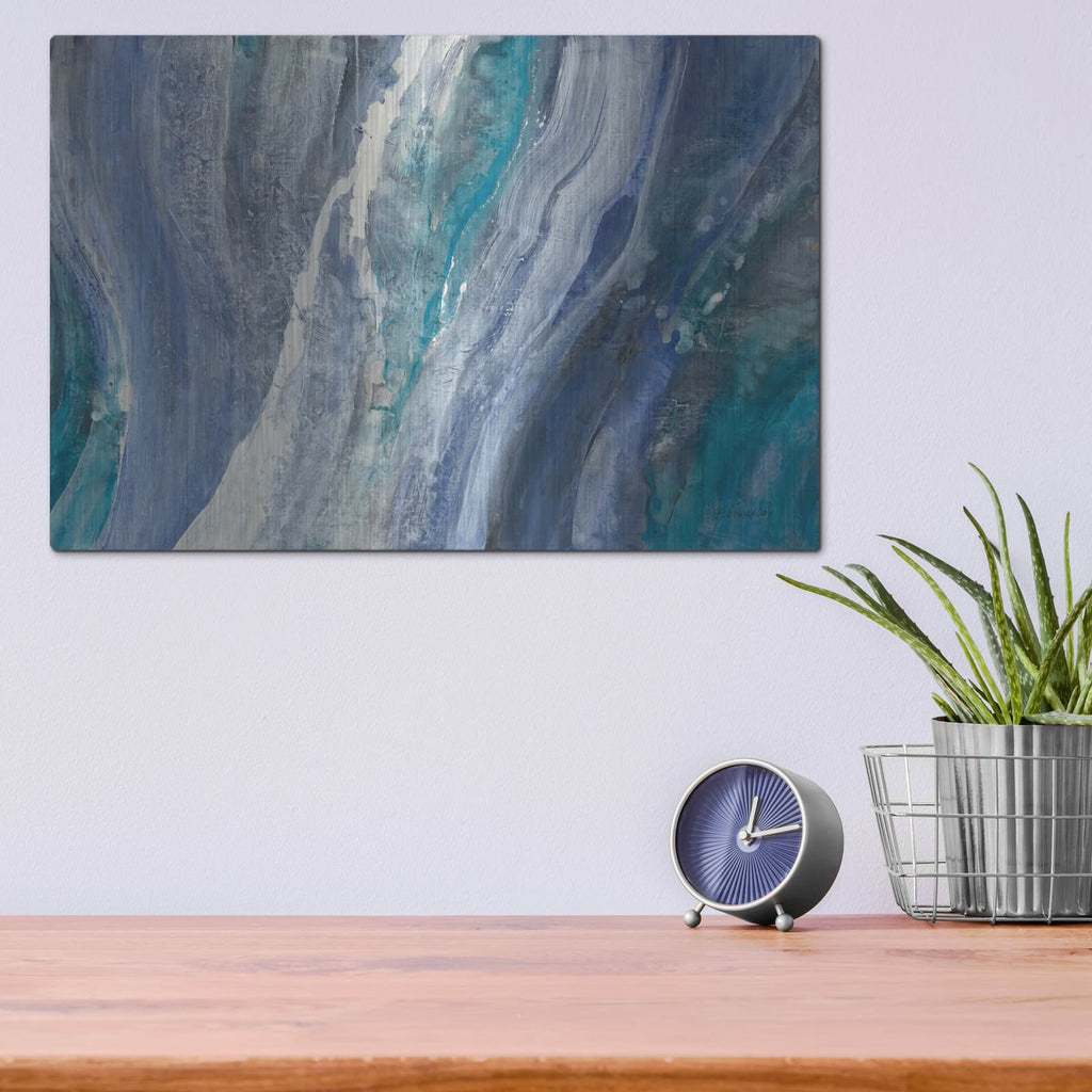 'Merging Rivers' by Albena Hristova – Metal Wall Art, 16x12 room view