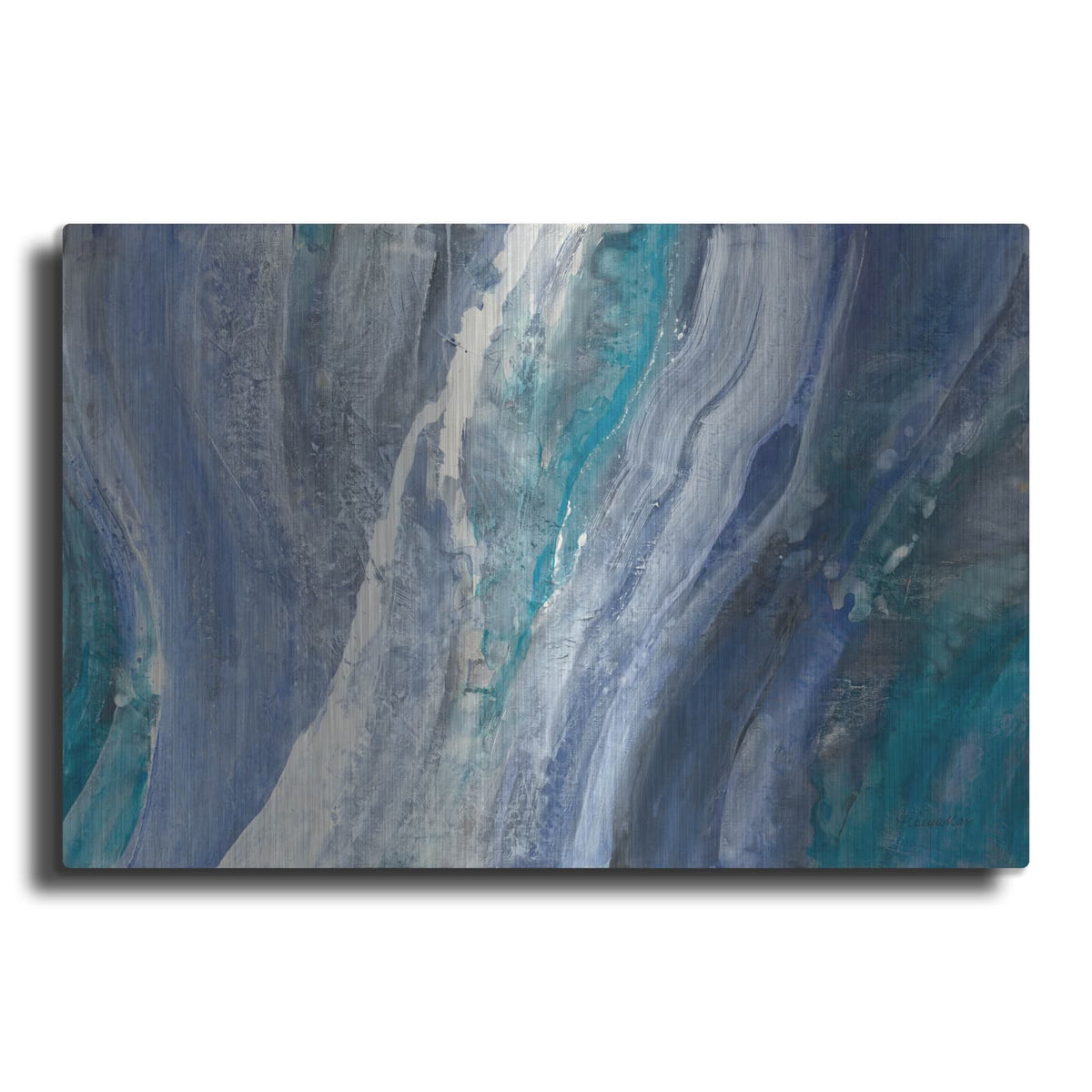 'Merging Rivers' by Albena Hristova – Metal Wall Art