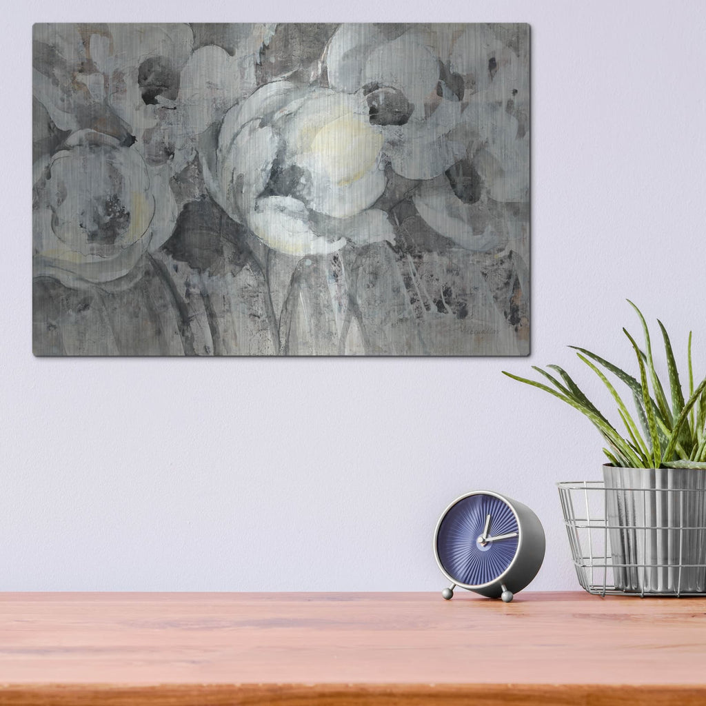 'Floral Fantasy' by Albena Hristova – Metal Wall Art, 16x12 room view