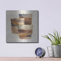 'Desert Still Life 2 Navy' by Albena Hristova – Metal Wall Art, 12x12 room view