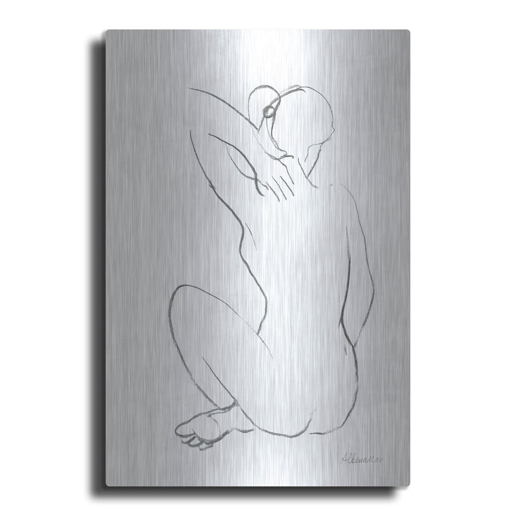 'Nude Sketch 1' by Albena Hristova – Metal Wall Art