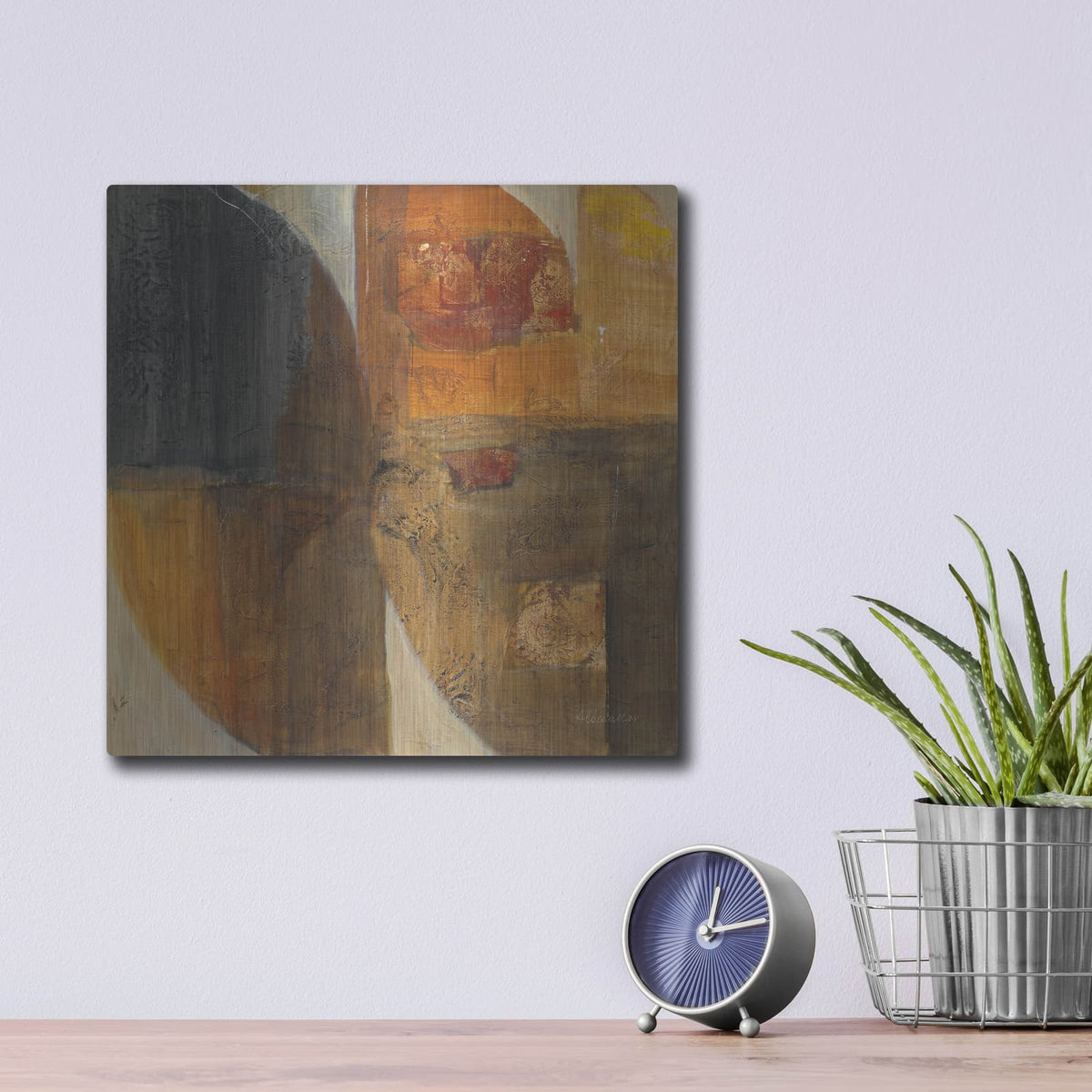 'Meeting Of Minds' by Albena Hristova – Metal Wall Art, 12x12 room view
