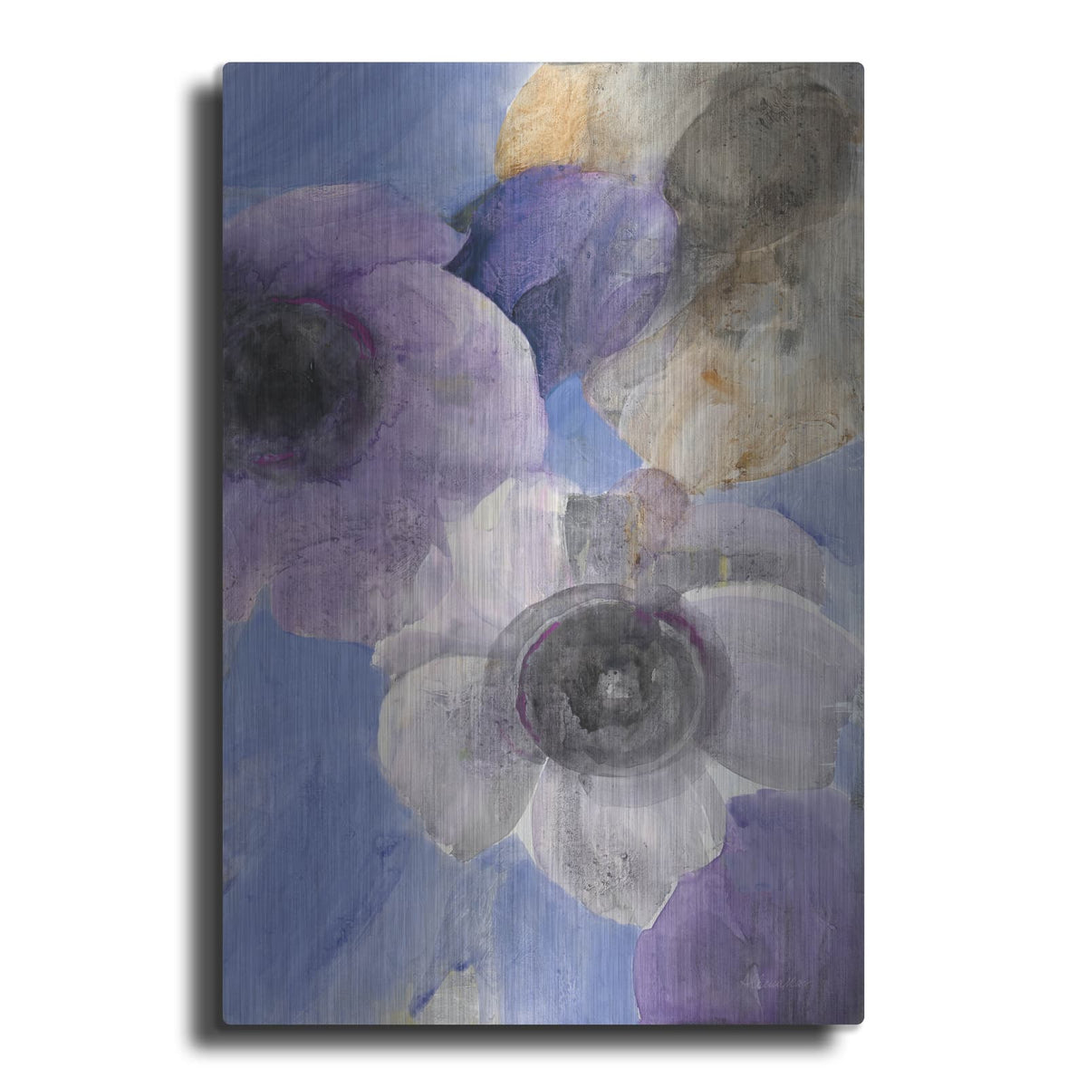 'Bright Floral 2' by Albena Hristova – Metal Wall Art