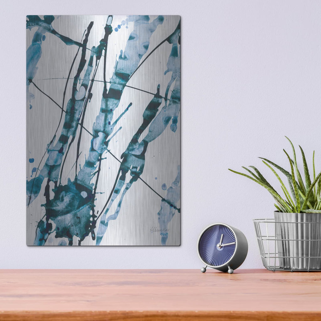 'Abstract Splash' by Albena Hristova – Metal Wall Art, 12x16 room view