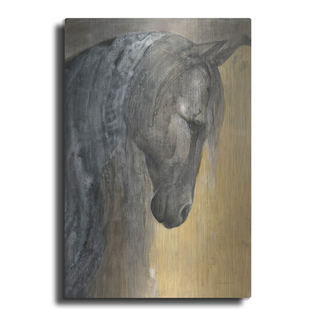 'Pensive' by Albena Hristova – Metal Wall Art