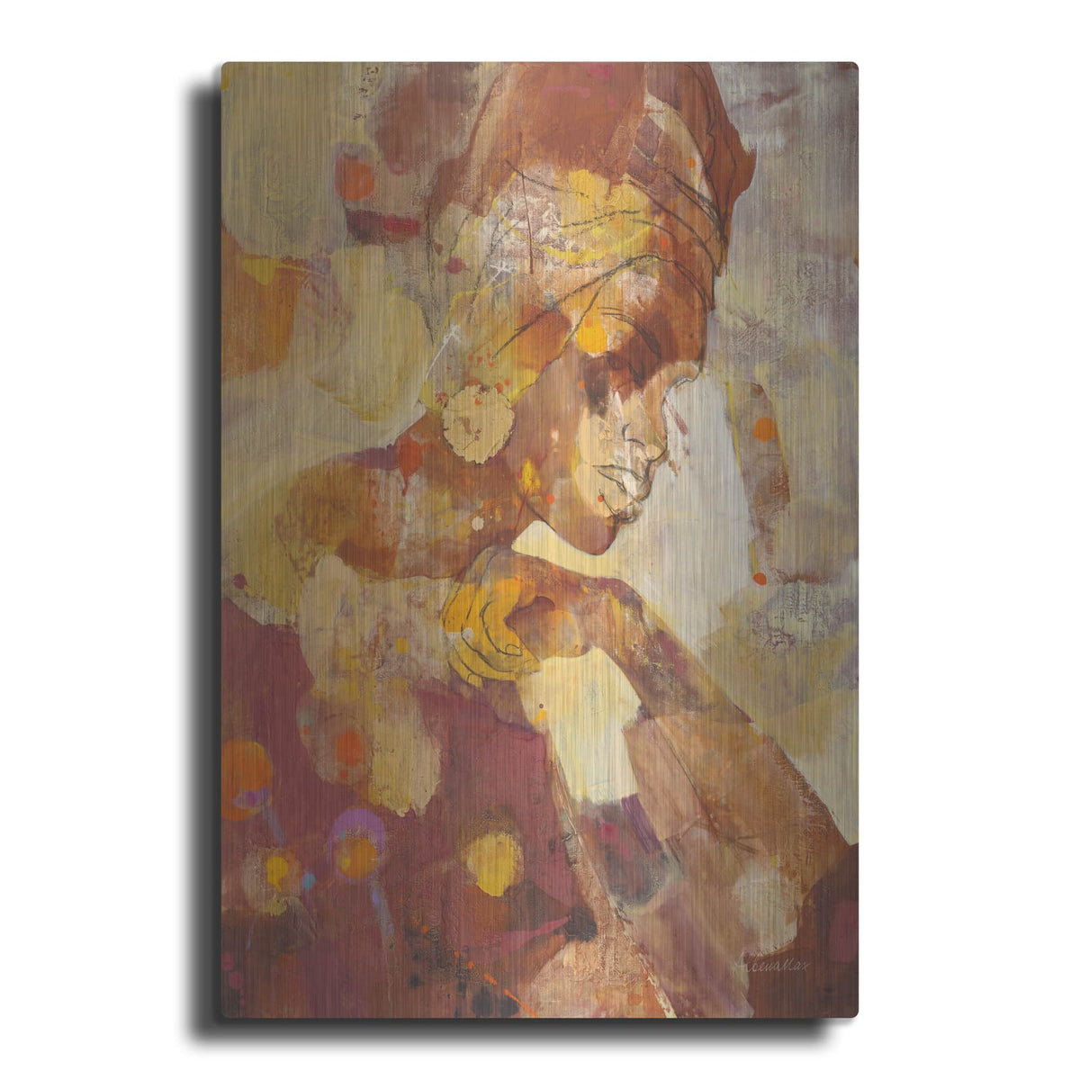 'Celebrate Beauty 1' by Albena Hristova – Metal Wall Art