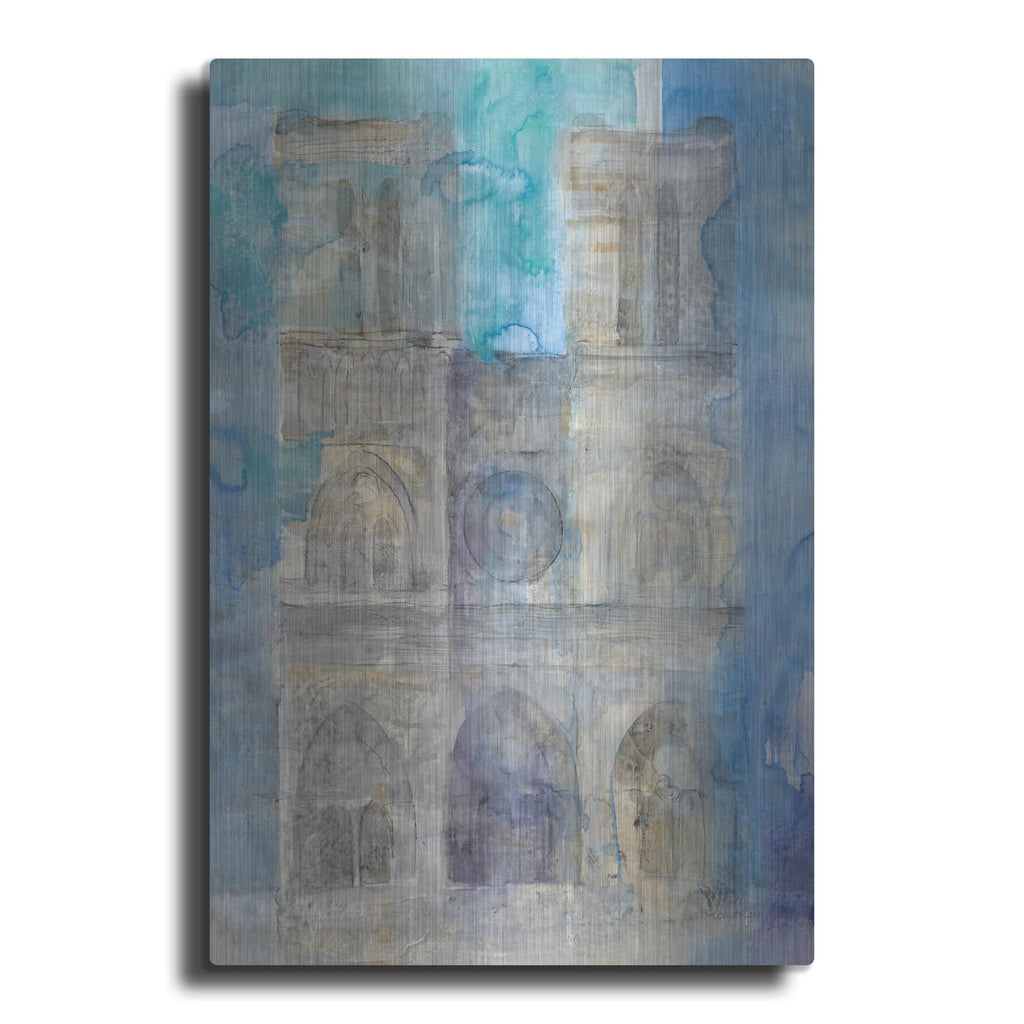 'Paris At Dusk 1' by Albena Hristova – Metal Wall Art