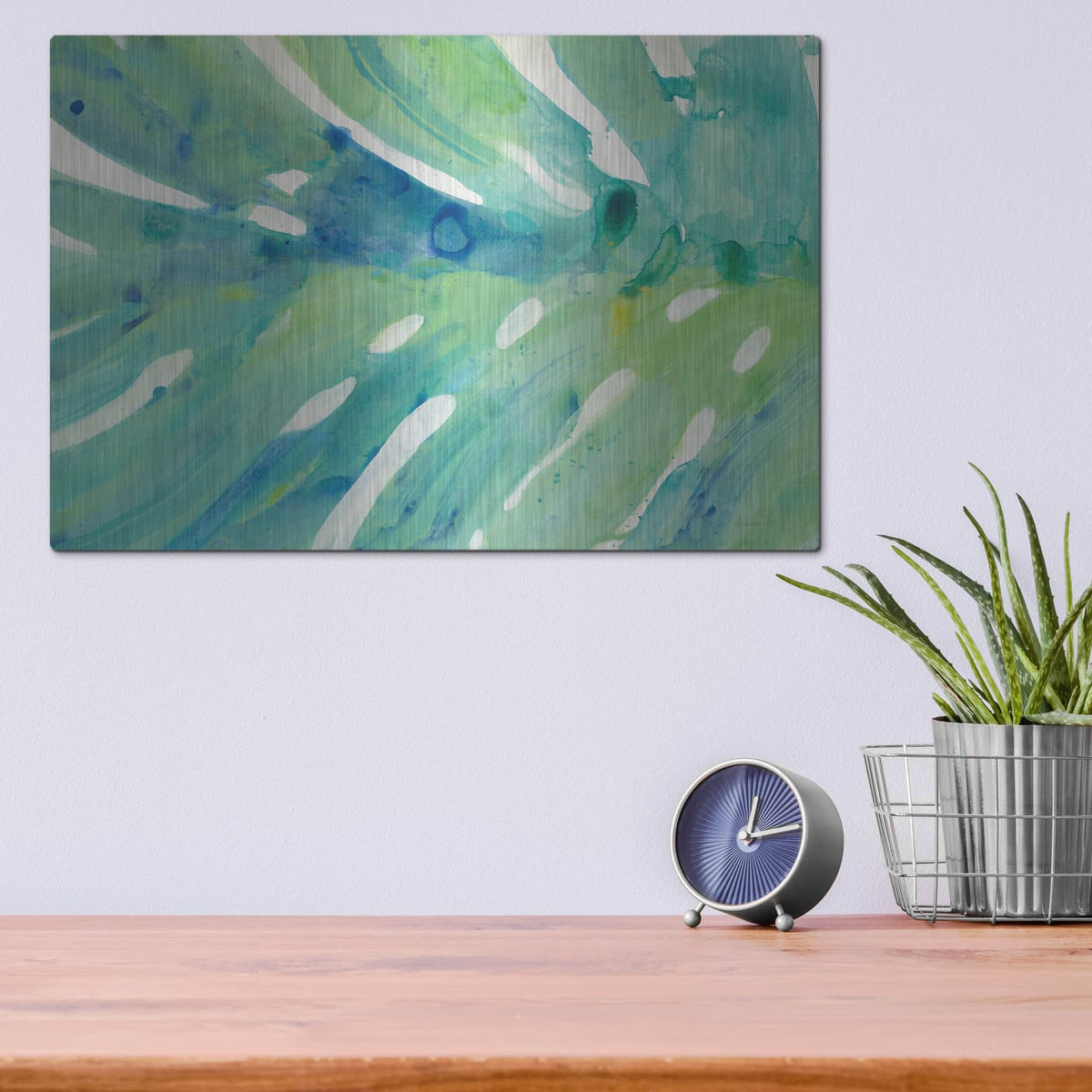 'Tropical Delight' by Albena Hristova – Metal Wall Art, 16x12 room view