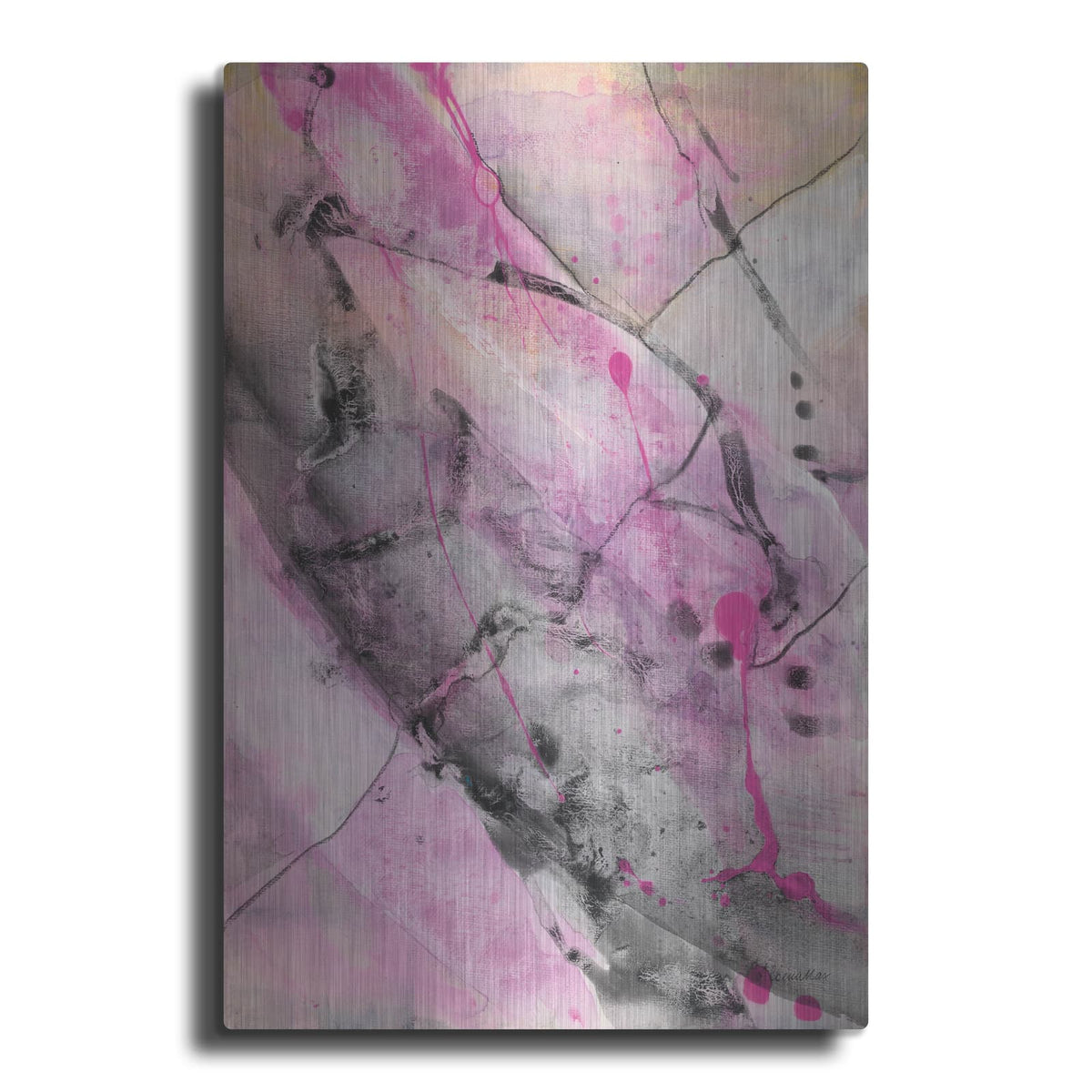 'Cracks In The Earth 1' by Albena Hristova – Metal Wall Art