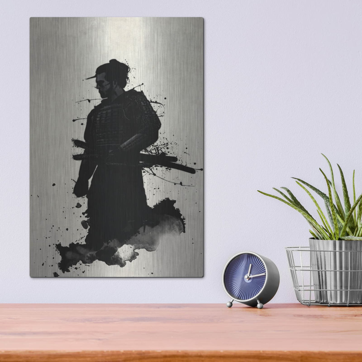 'Samurai' by Nicklas Gustafsson – Metal Wall Art, 12x16 room view
