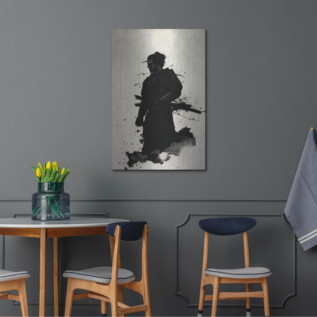 'Samurai' by Nicklas Gustafsson – Metal Wall Art, 24x36 room view