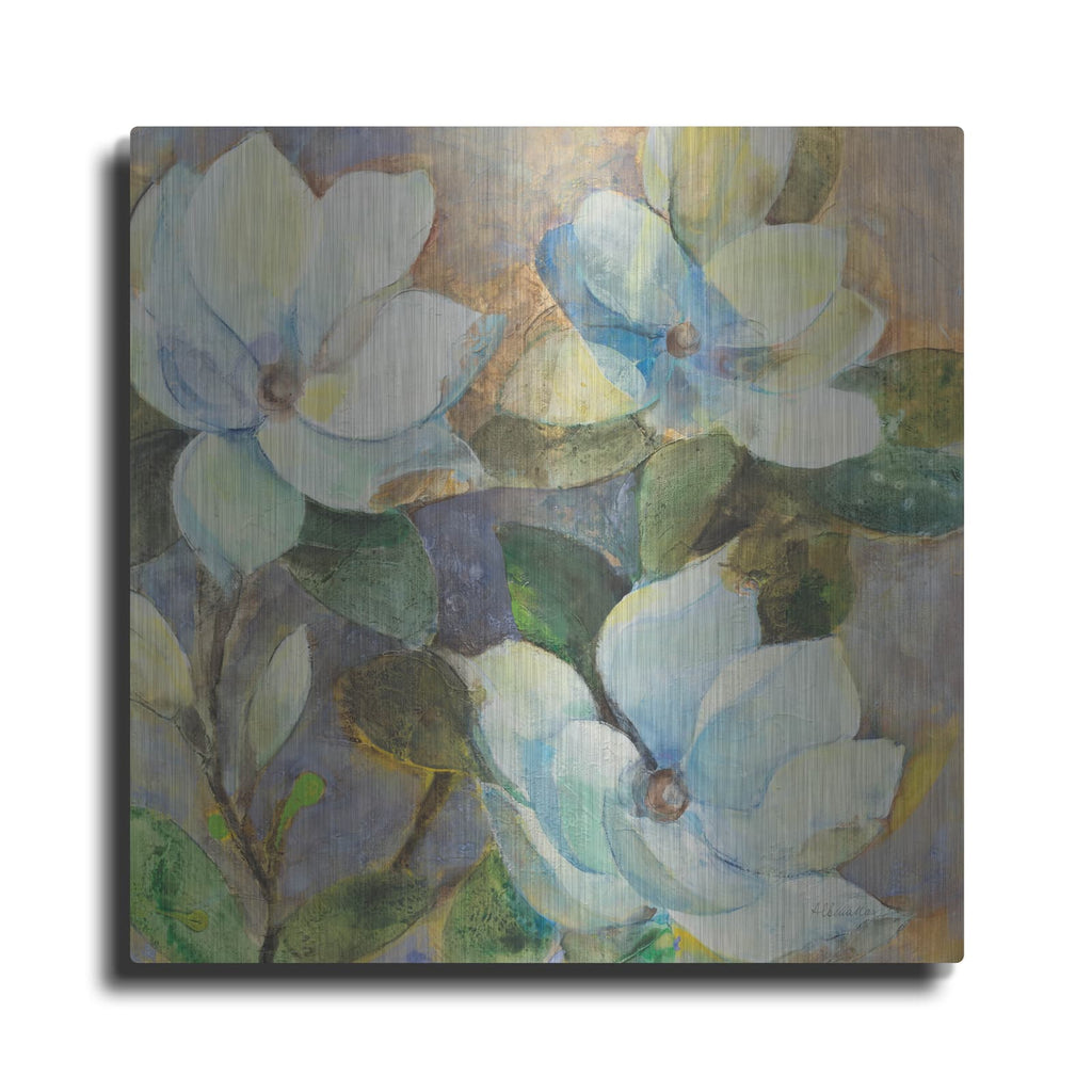 'May Magnolias' by Albena Hristova – Metal Wall Art