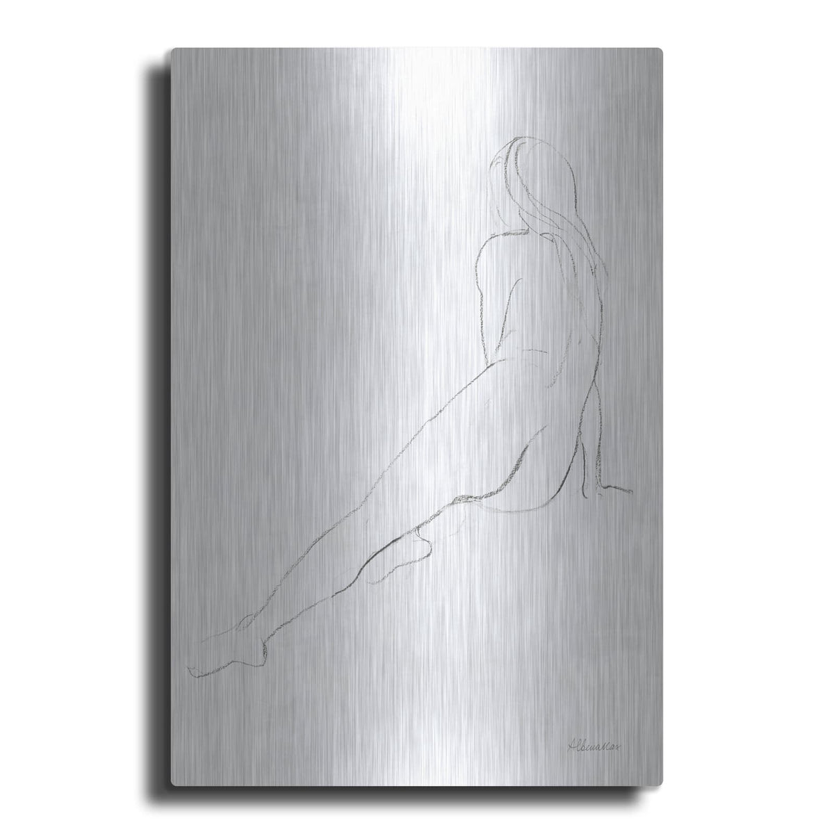 'Lounging Nudes 4' by Albena Hristova – Metal Wall Art