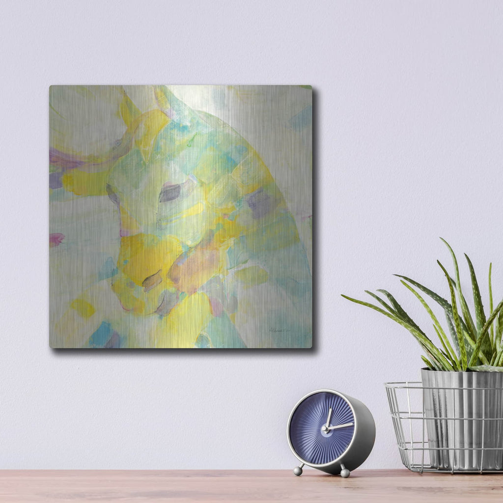 'Kaleidoscope Horse 3' by Albena Hristova – Metal Wall Art, 12x12 room view