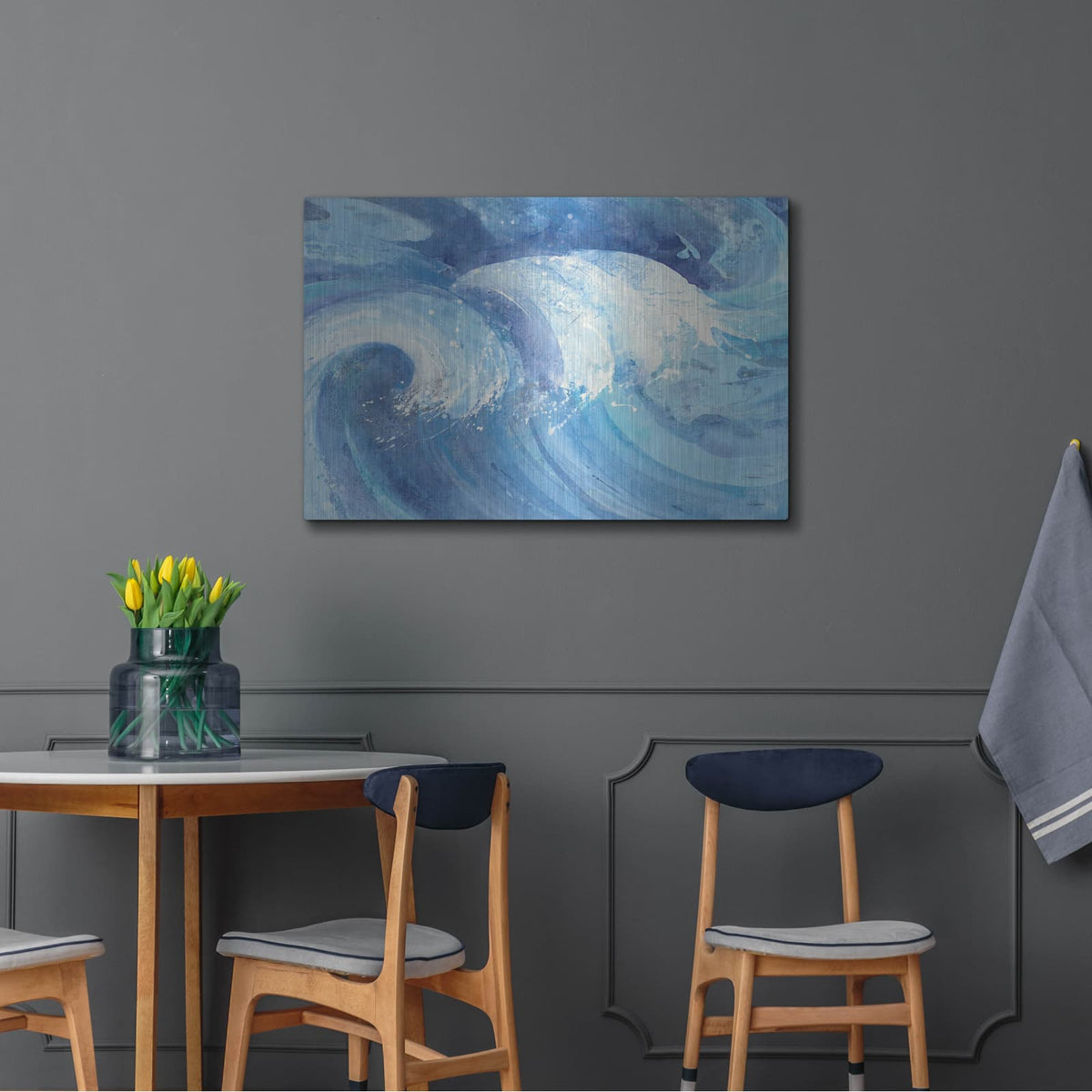 '25002 - The Big Wave Crop' by Albena Hristova – Metal Wall Art, 36x24 room view