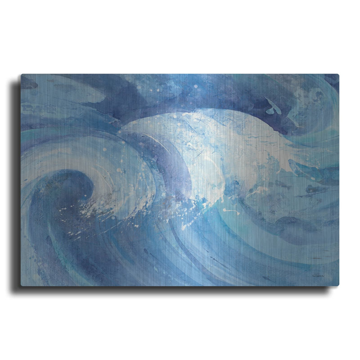 '25002 - The Big Wave Crop' by Albena Hristova – Metal Wall Art
