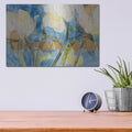 'Contemporary Tulips' by Albena Hristova – Metal Wall Art, 16x12 room view