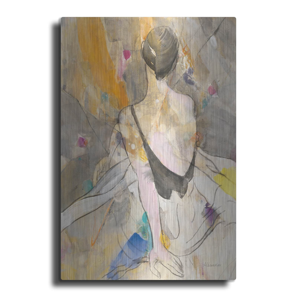 'Ballerina 2' by Albena Hristova – Metal Wall Art