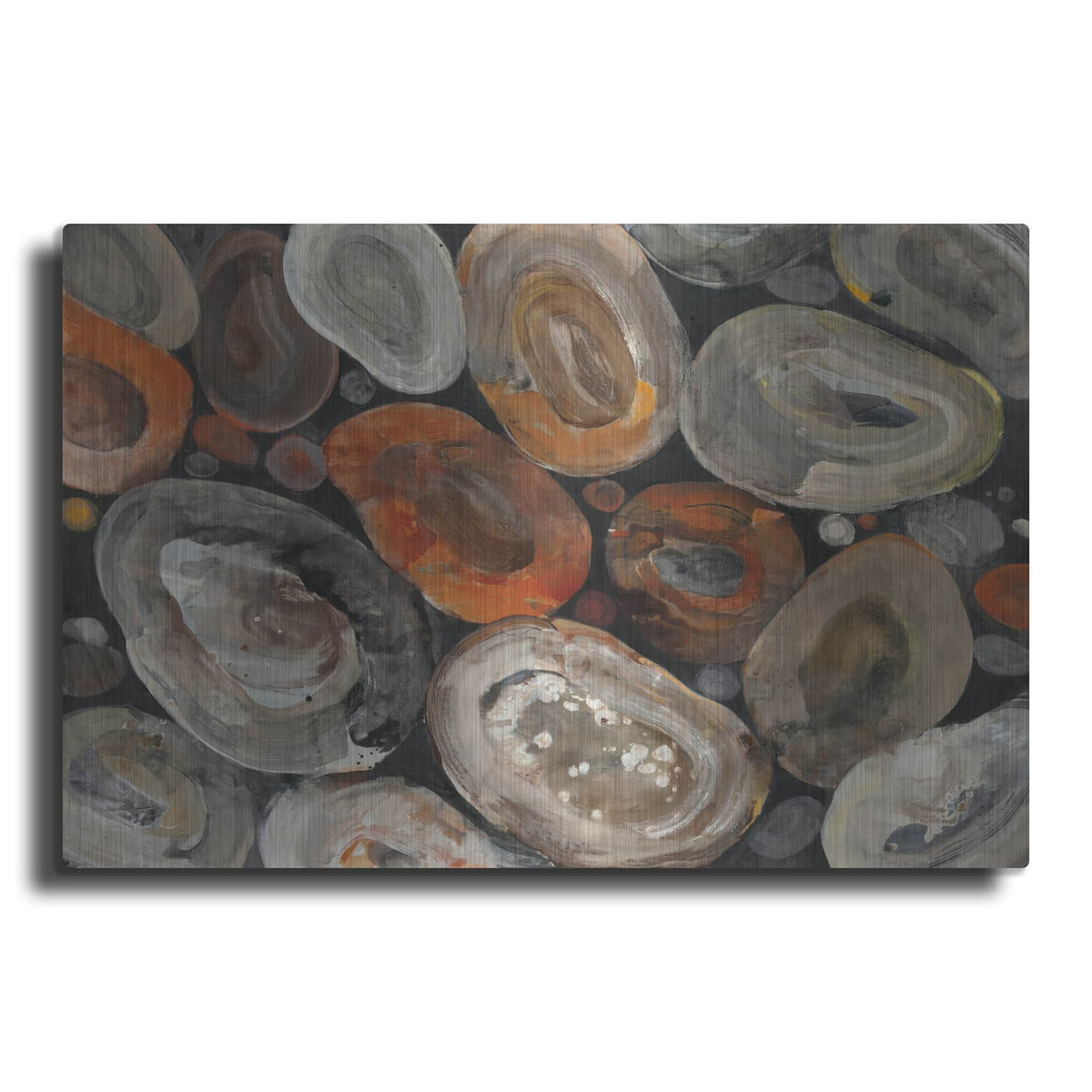 'Autumn Rocks' by Albena Hristova – Metal Wall Art