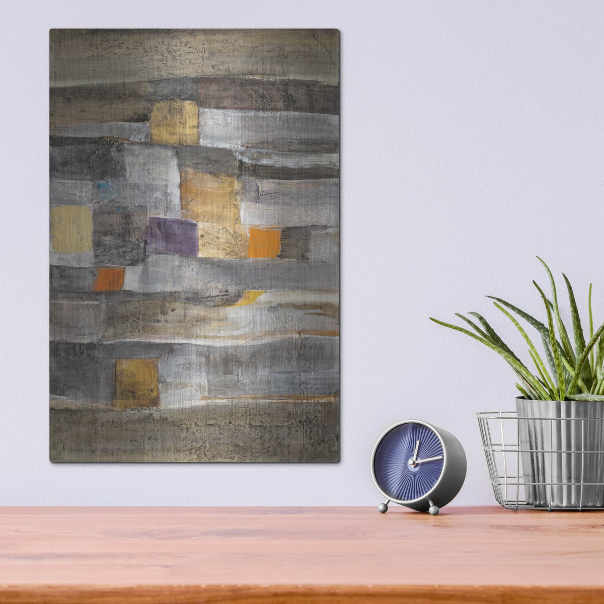 'Pueblo 2' by Albena Hristova – Metal Wall Art, 12x16 room view