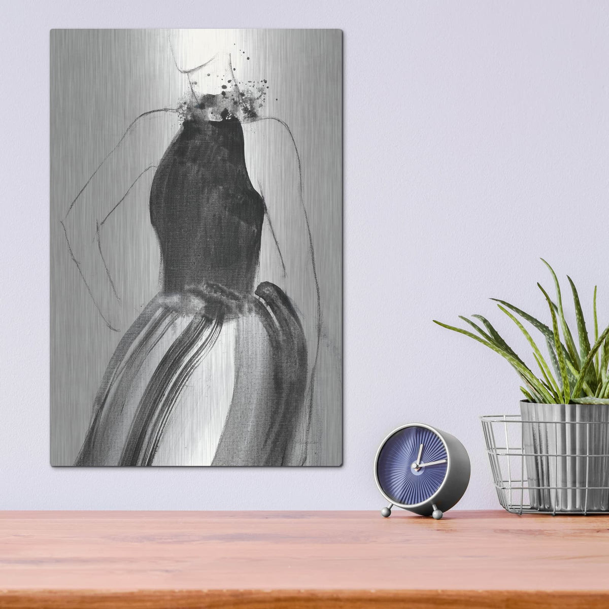 'Fashionista 2' by Albena Hristova – Metal Wall Art, 12x16 room view