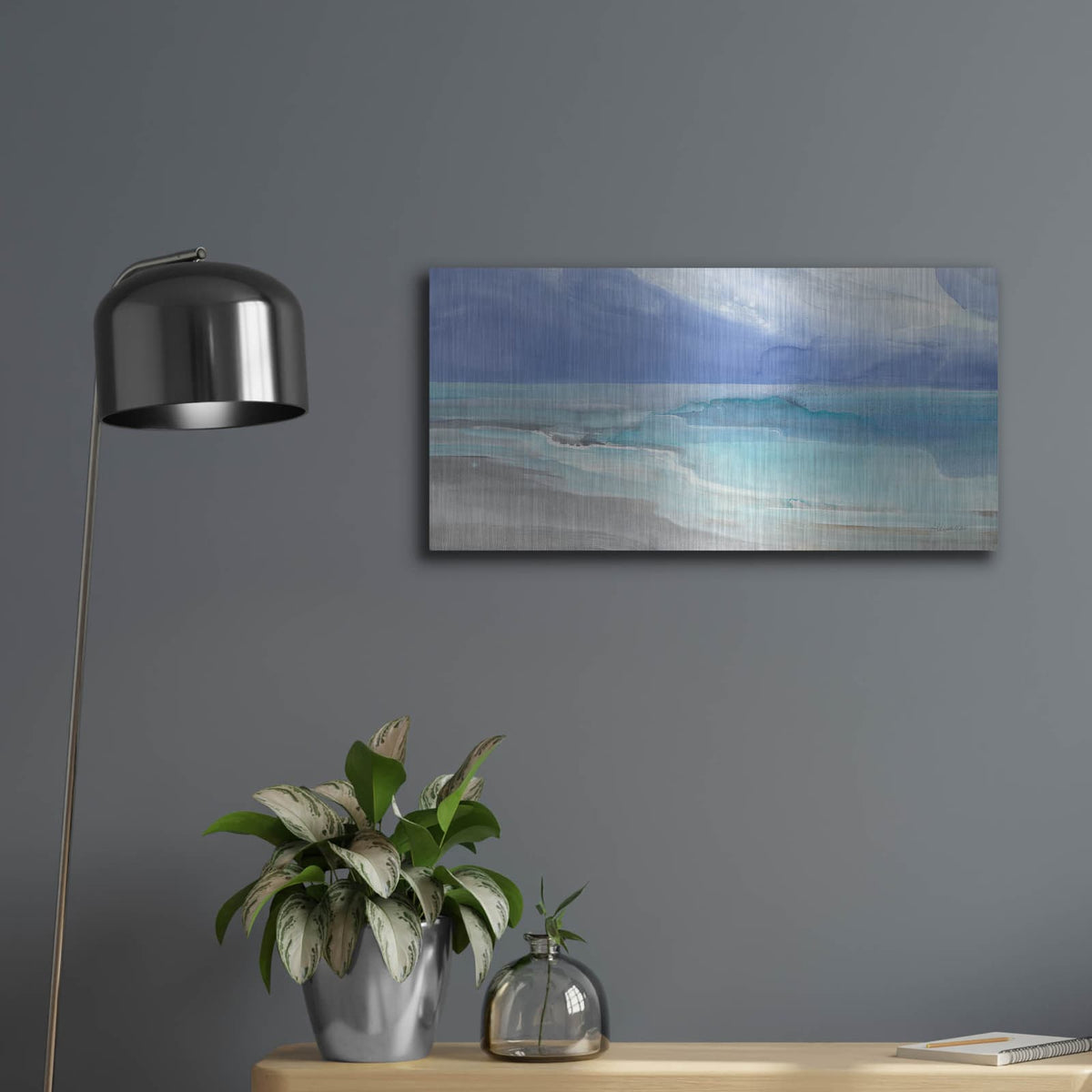 'Grand View 1' by Albena Hristova – Metal Wall Art, 24x12 room view