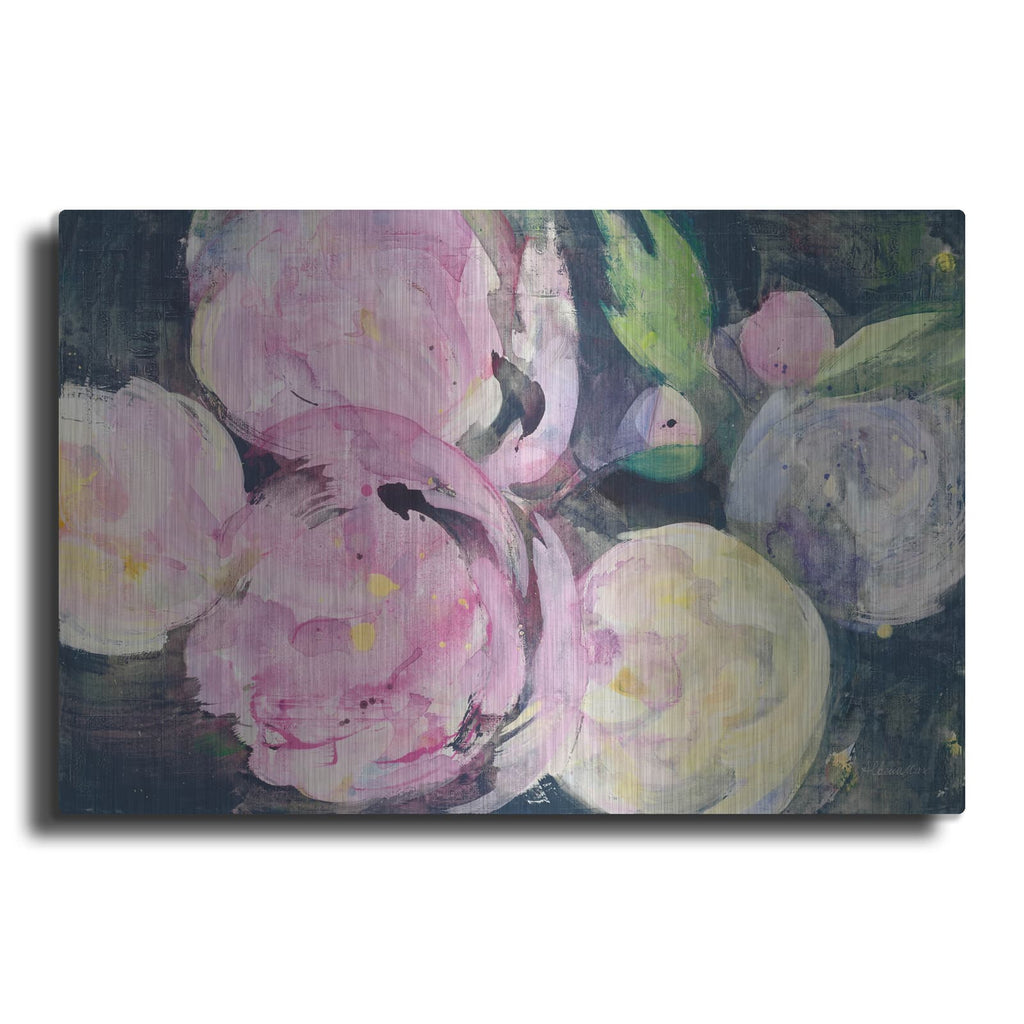 'Evening Peonies 1' by Albena Hristova – Metal Wall Art