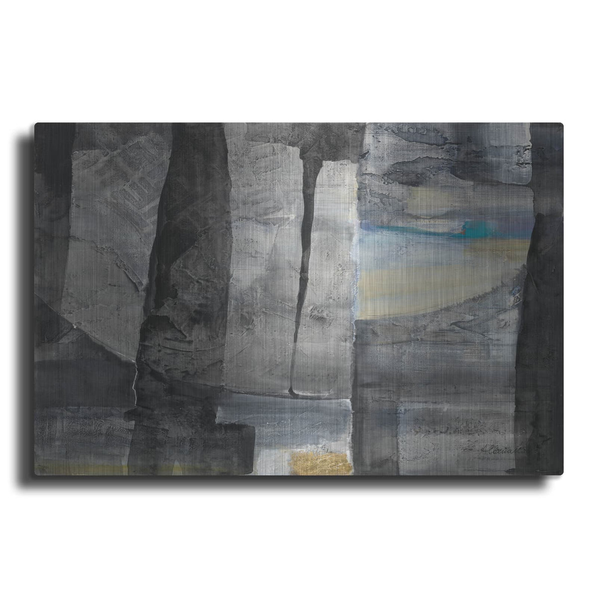 'Cracks In The Wall' by Albena Hristova – Metal Wall Art