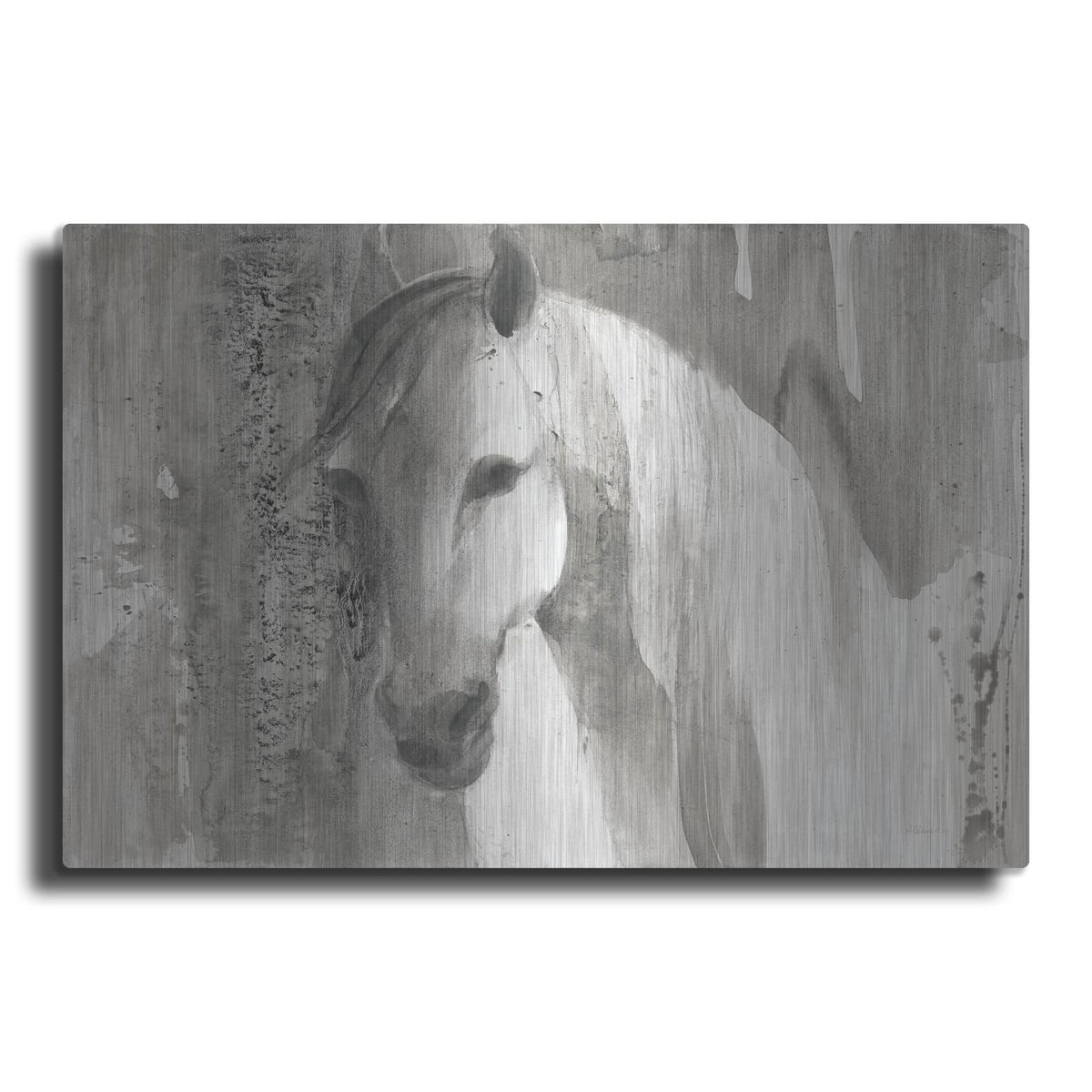 'Quiet And Calm Brown' by Albena Hristova – Metal Wall Art