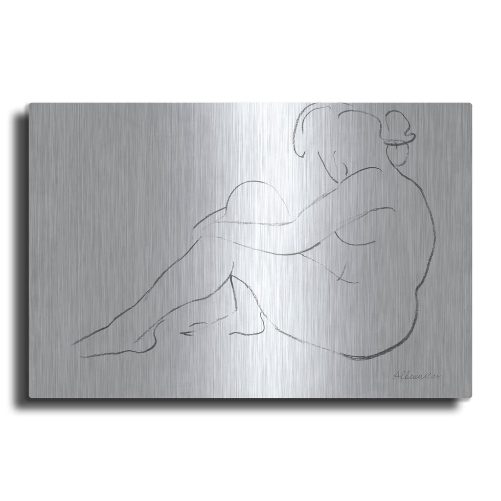 'Nude Sketch 4' by Albena Hristova – Metal Wall Art