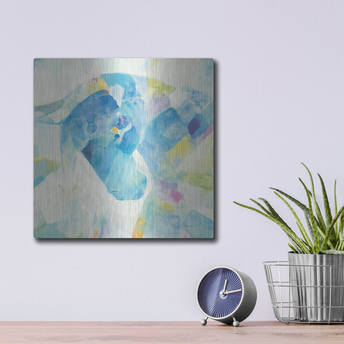 'Kaleidoscope Horse 4' by Albena Hristova – Metal Wall Art, 12x12 room view