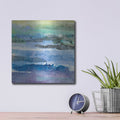 'Abstract Layers 1' by Albena Hristova – Metal Wall Art, 12x12 room view