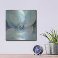 'Moonlight Magnolia 2' by Albena Hristova – Metal Wall Art, 12x12 room view