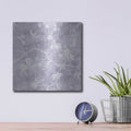 'Vines On Lavender' by Albena Hristova – Metal Wall Art, 12x12 room view