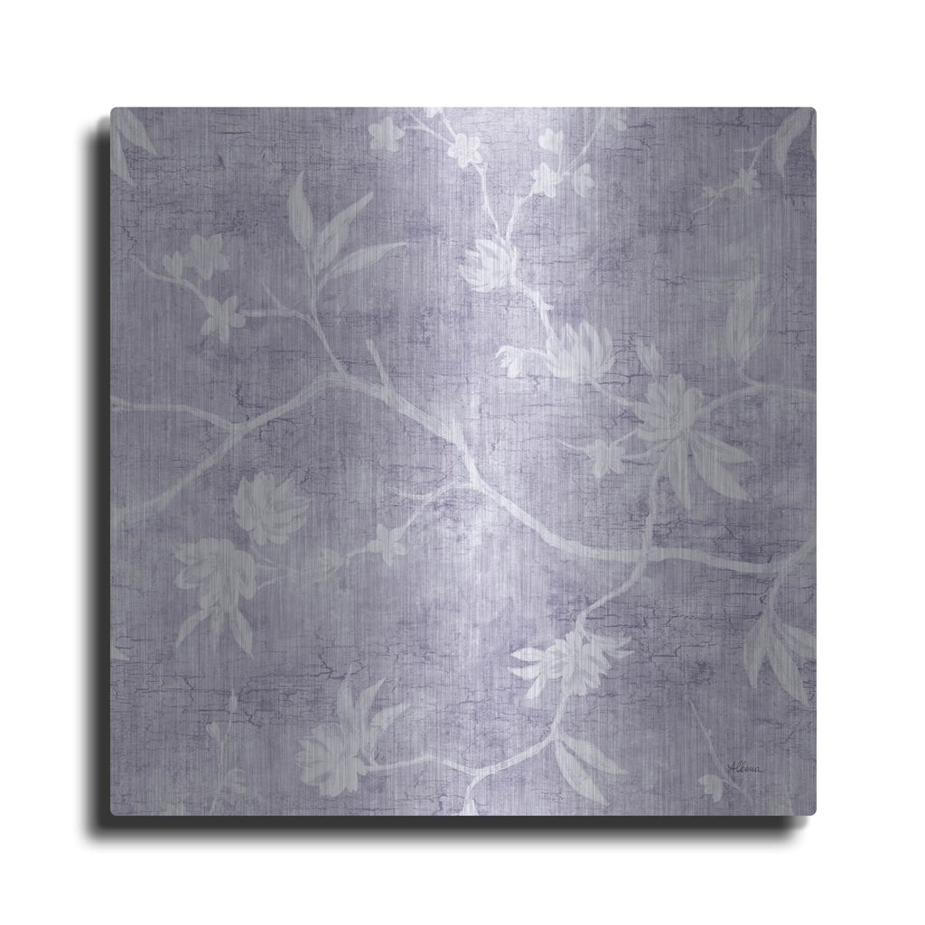 'Vines On Lavender' by Albena Hristova – Metal Wall Art