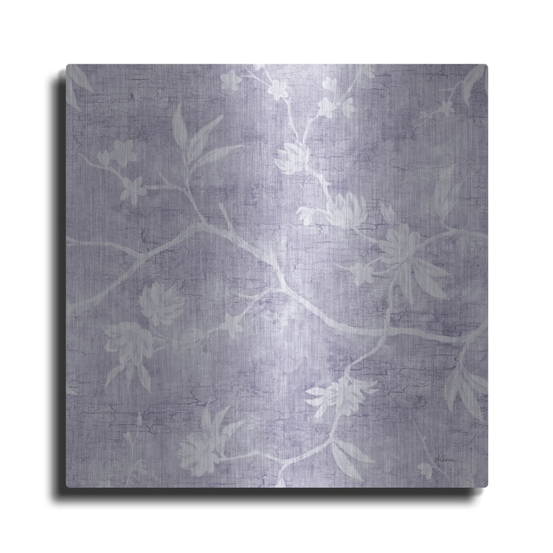 'Vines On Lavender' by Albena Hristova – Metal Wall Art