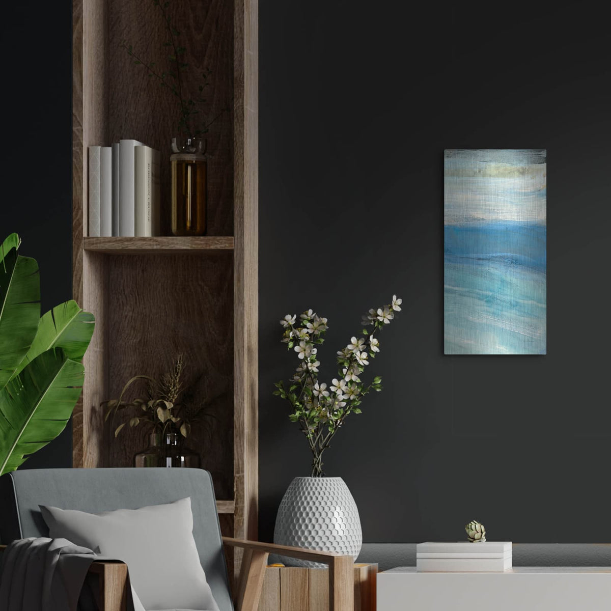 'From The Shore 4' by Albena Hristova – Metal Wall Art, 12x24 room view