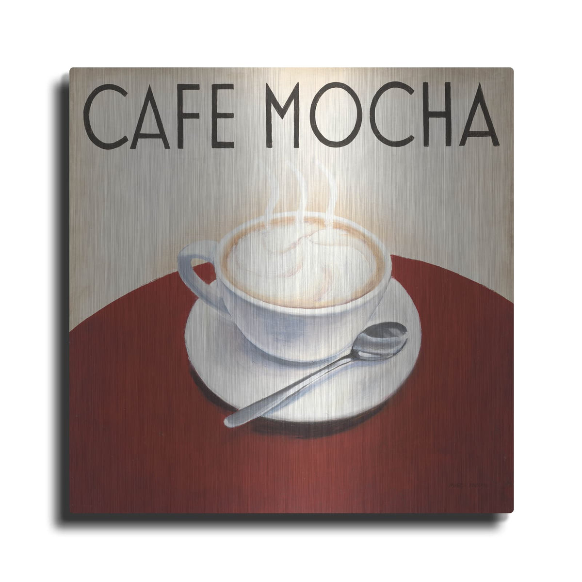 'Cafe Moderne V' by Marco Fabiano – Metal Wall Art