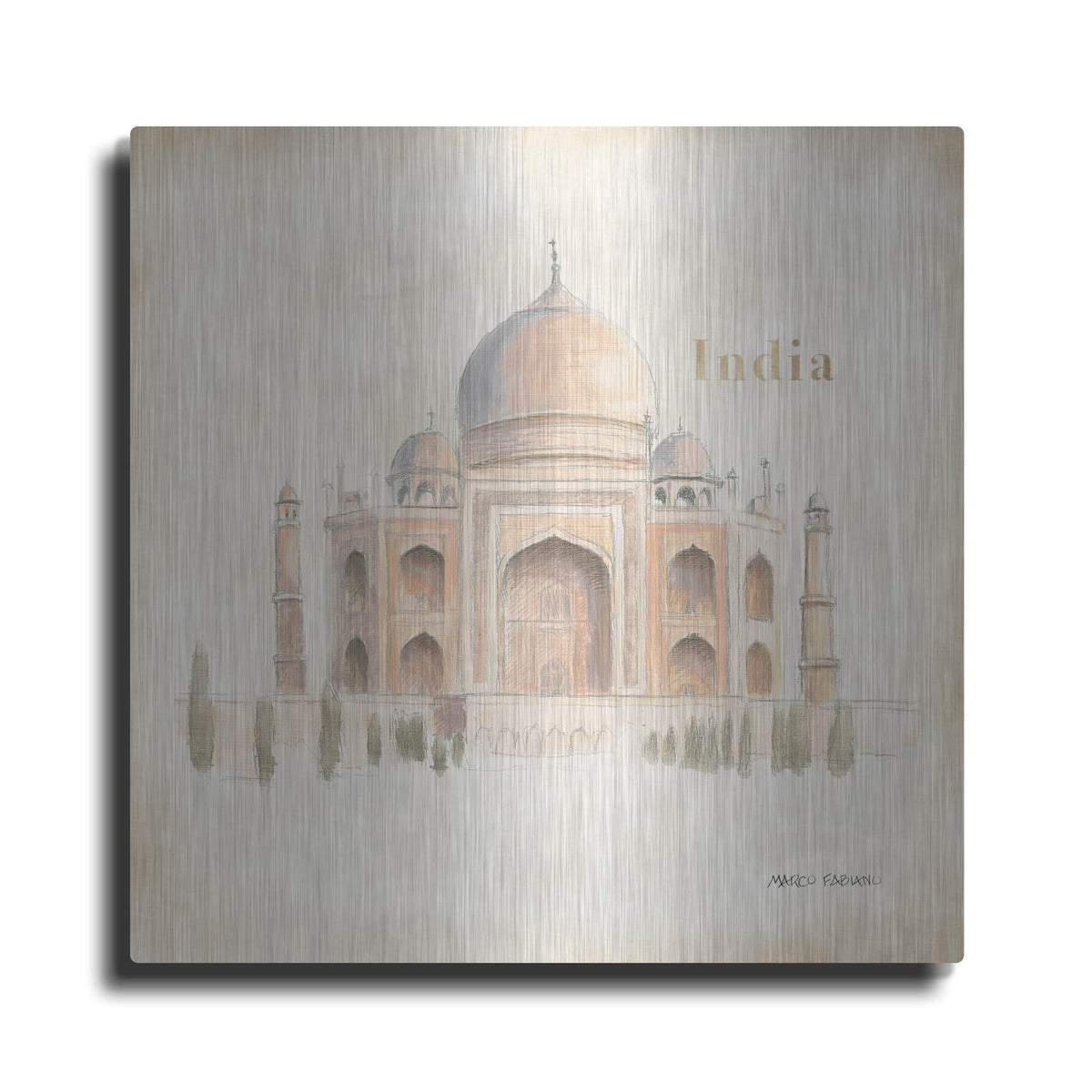 'World Trekker 4' by Marco Fabiano – Metal Wall Art