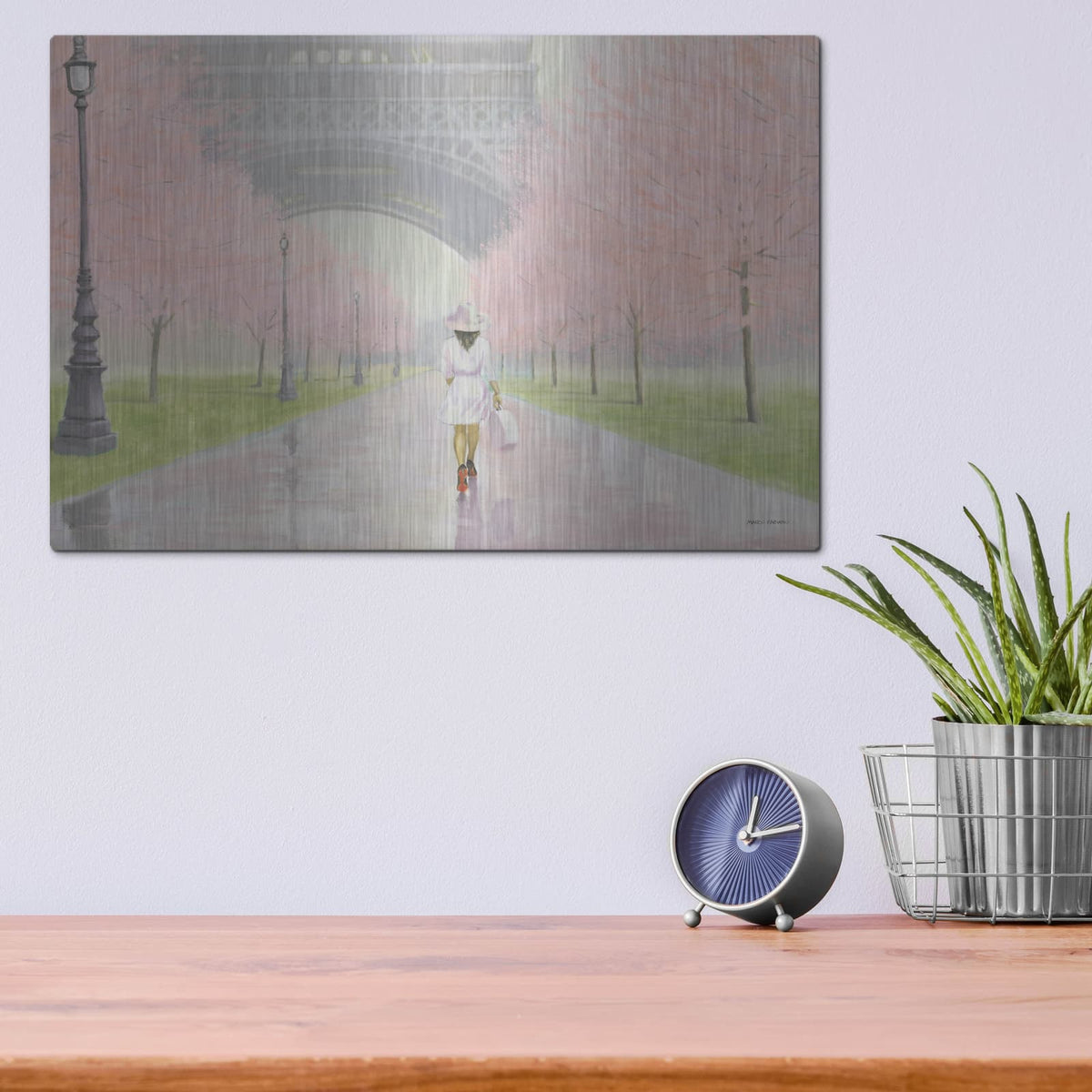 'Printemps A Paris 1' by Marco Fabiano – Metal Wall Art, 16x12 room view