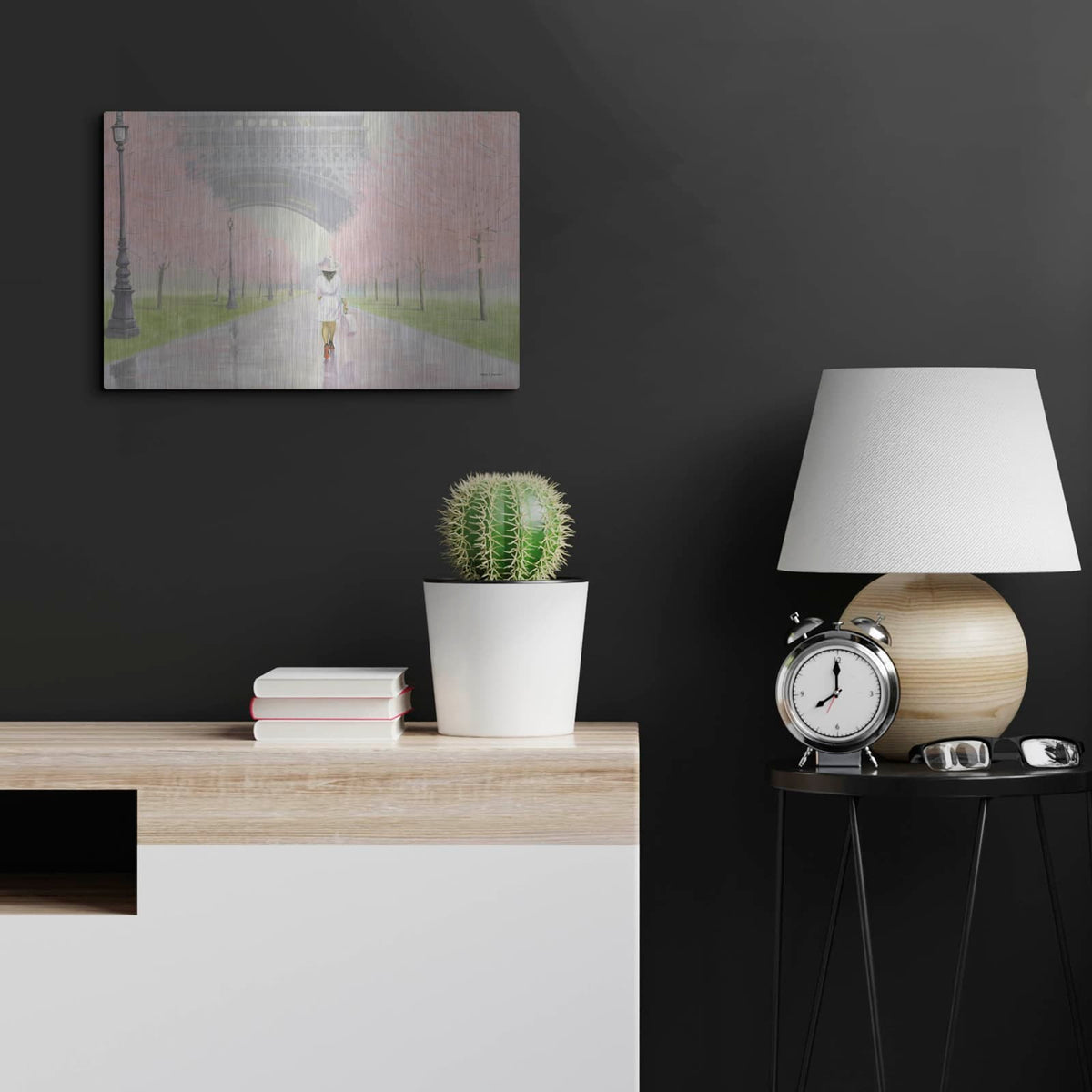 'Printemps A Paris 1' by Marco Fabiano – Metal Wall Art, 24x16 room view